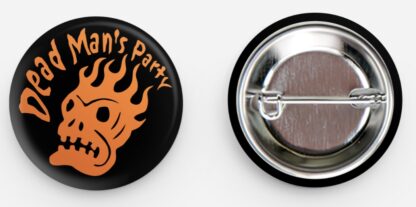 Button – DMP Flameskull – 1.25″ Round