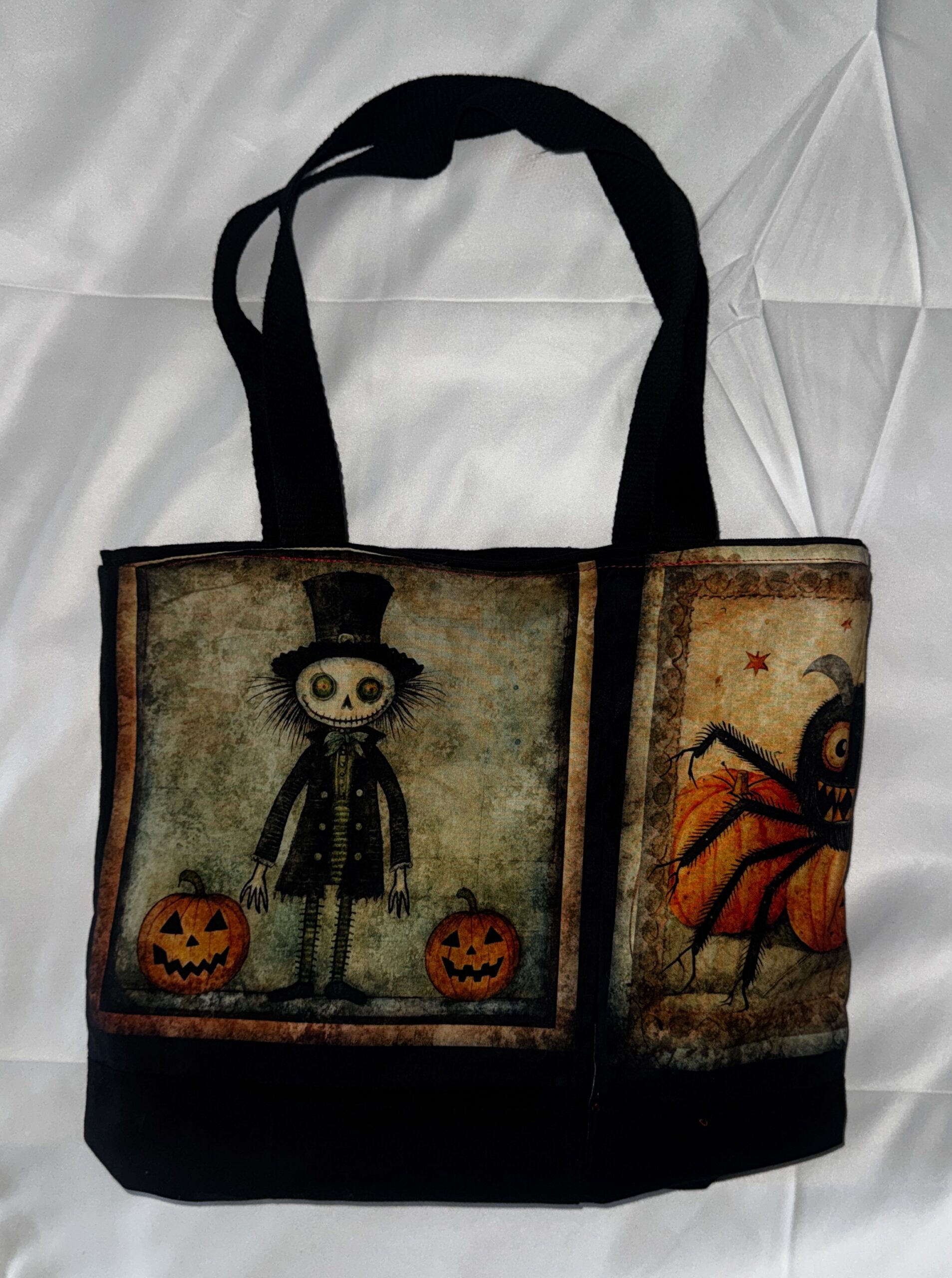 Handmade REVERSIBLE DMP Mustache Muertos Handbag - Image 3